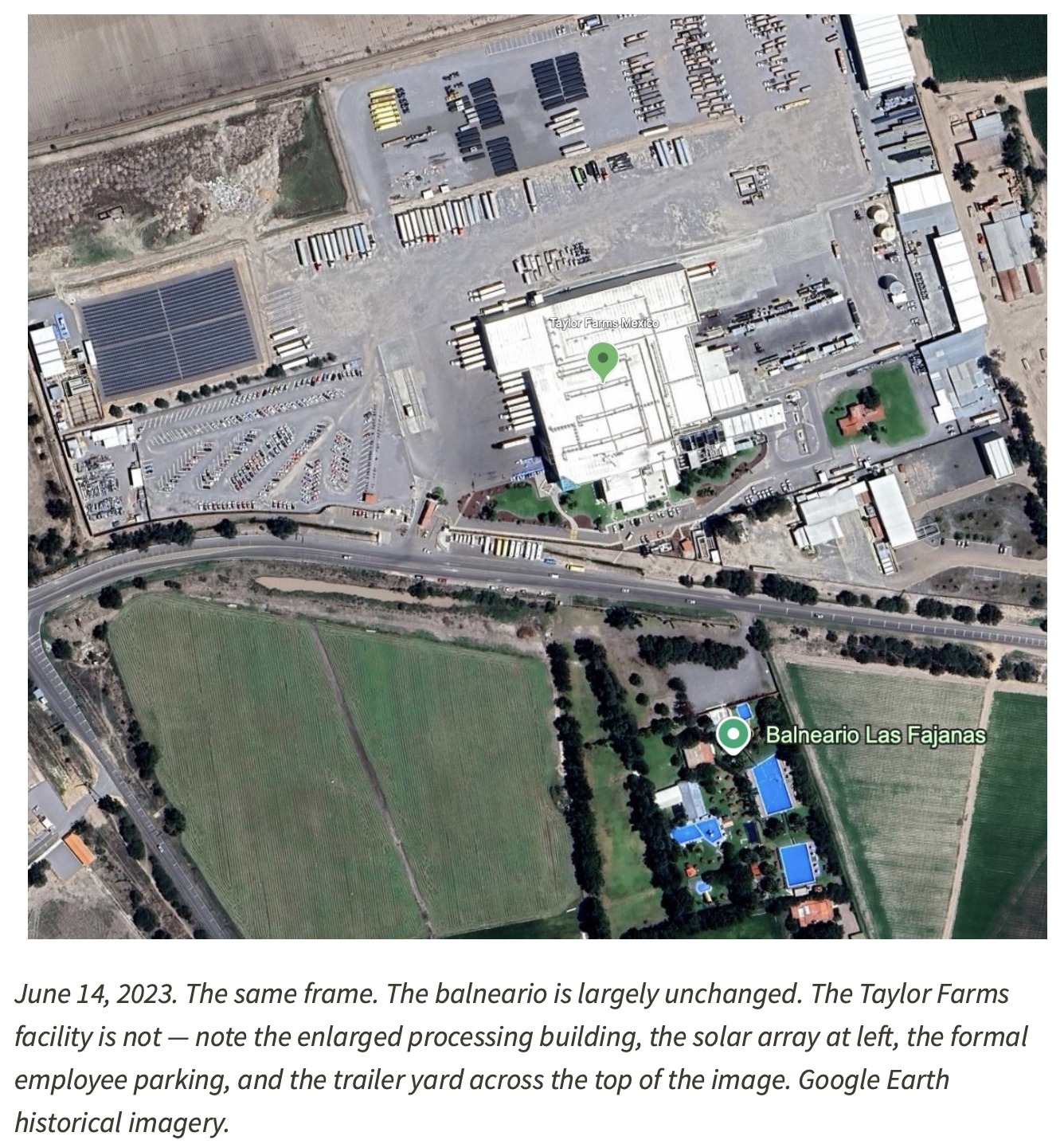 Publisher's Platform: Does a public swimming complex adjacent to Taylor Farms lettuce operation pose a Cyclospora threat? Probably.