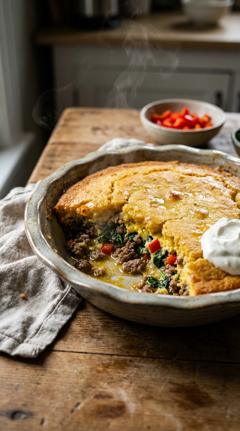 Cornbread Breakfast Bake