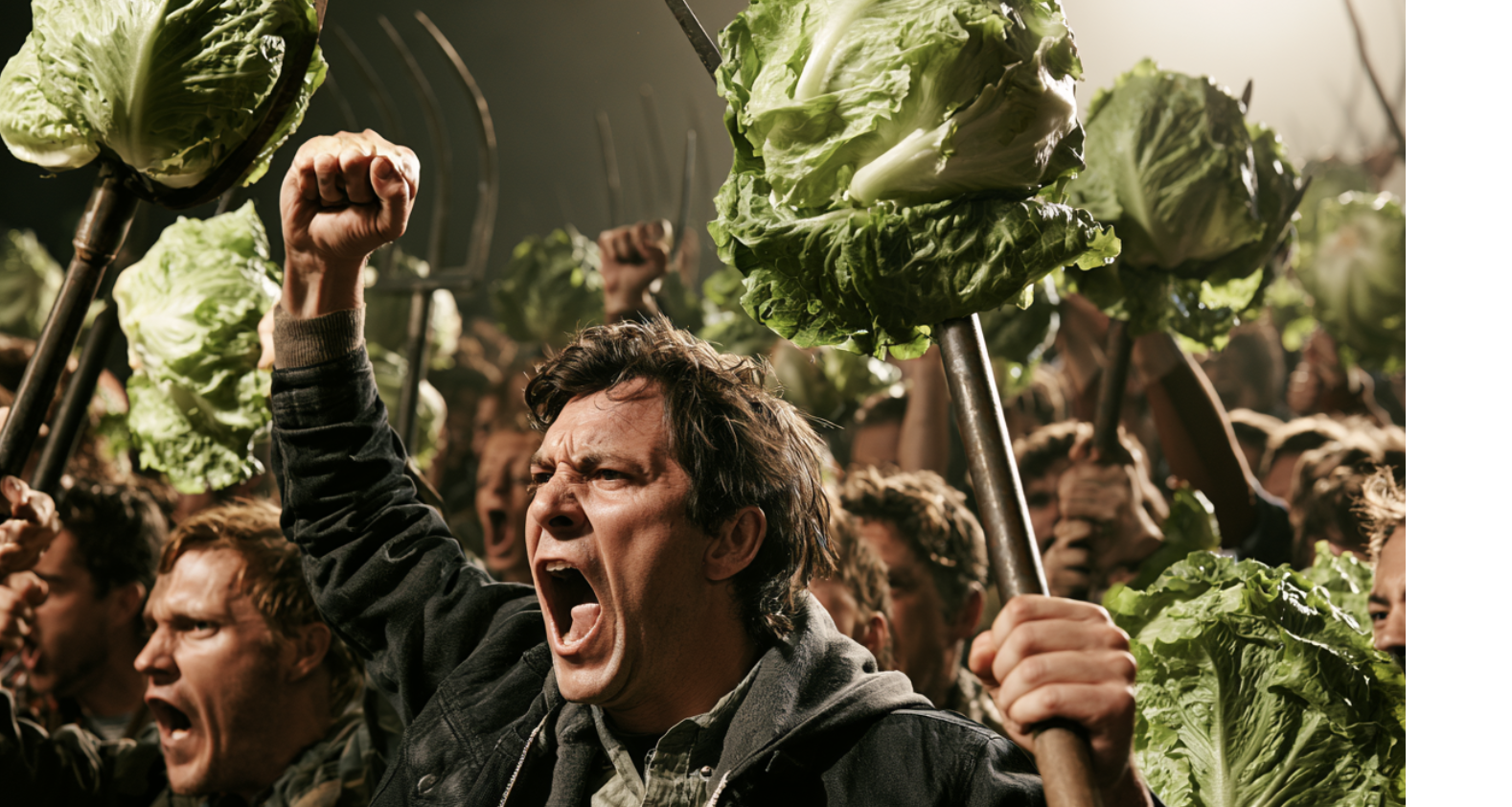 Publisher's Platform: The lettuce pitchforks are out -- 7 letters in 14 days