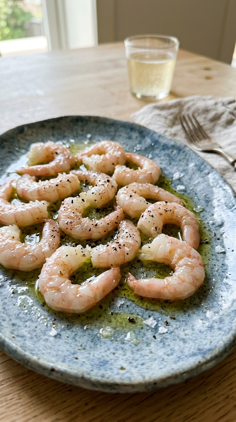 Maine Sweet Shrimp Crudo