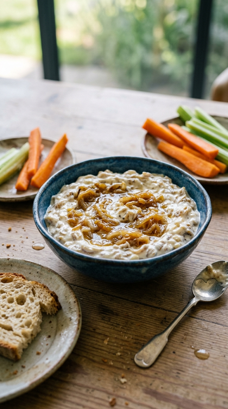 Modern French Onion Dip Recipe