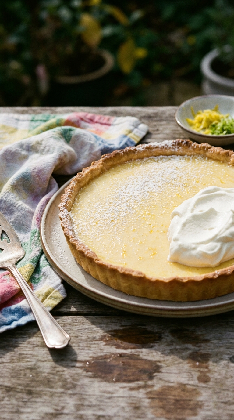 Tarte Au Citron: French Lemon-Lime Tart