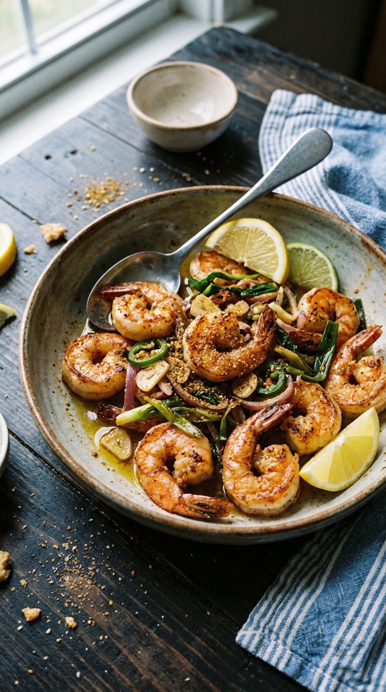 Vietnamese Salt and Pepper Crispy Shrimp