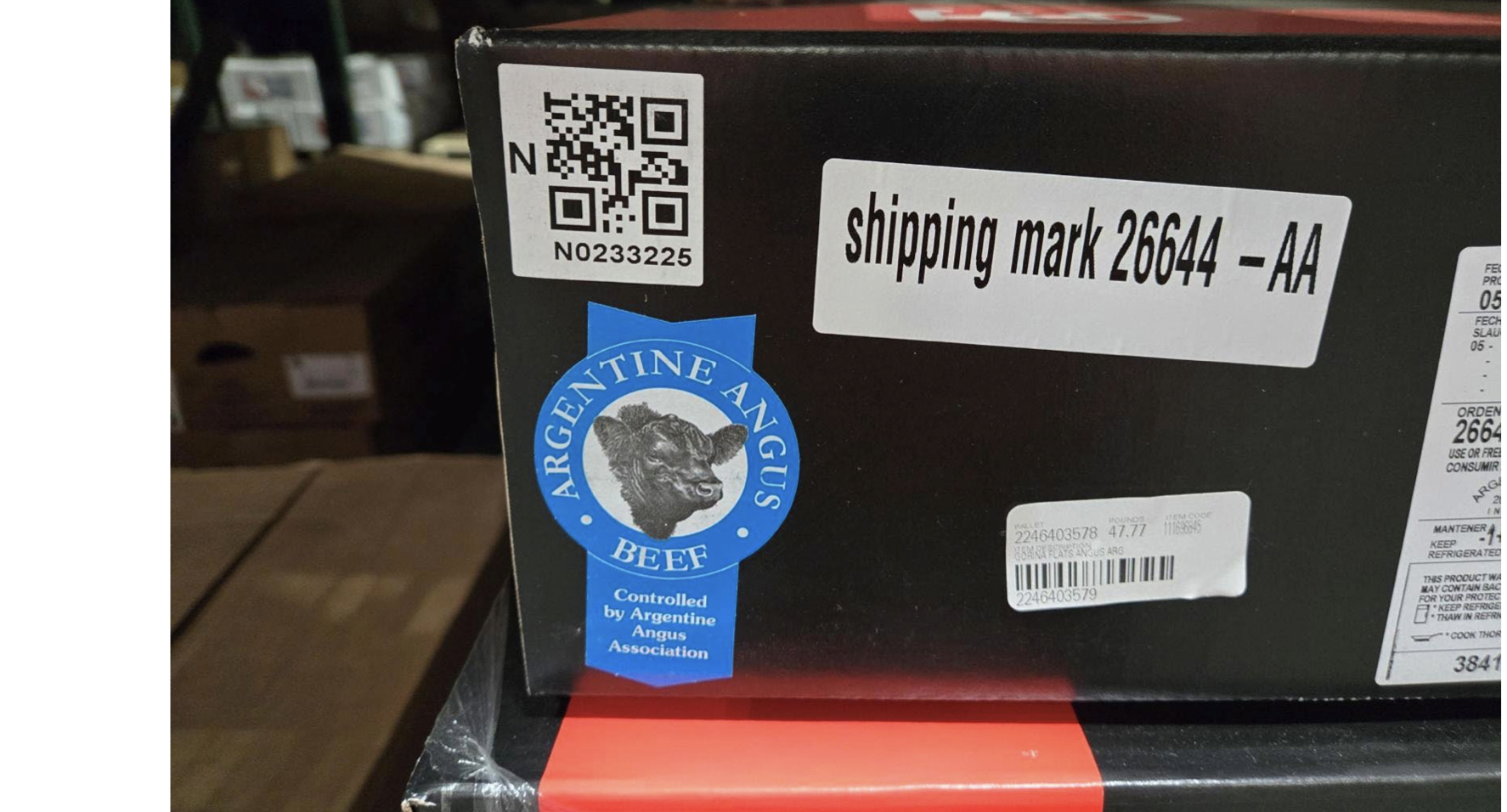 Almost 15 tons of imported beef recalled because of lack of reinspection