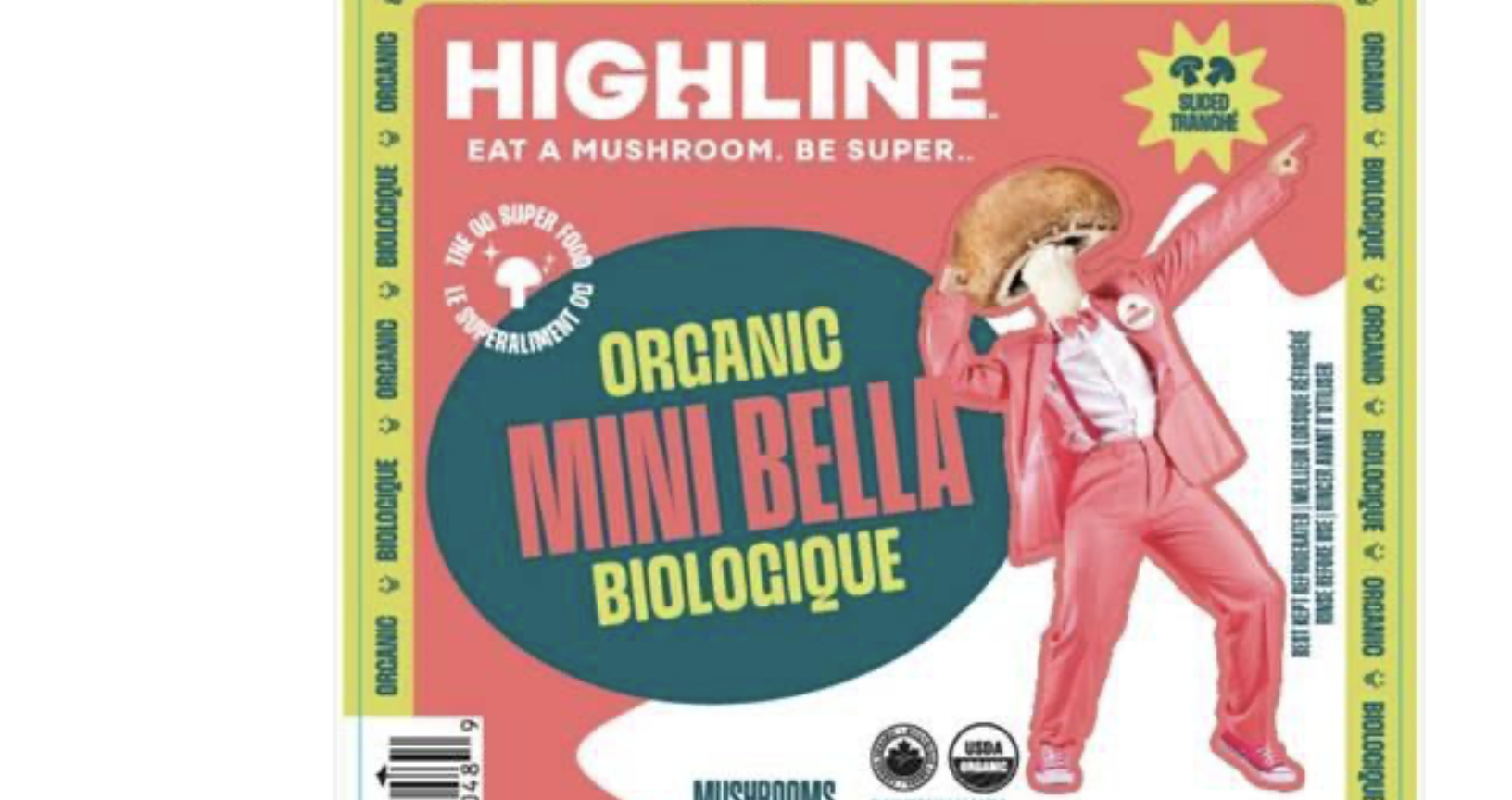 Organic sliced mushrooms recalled because of Listeria
