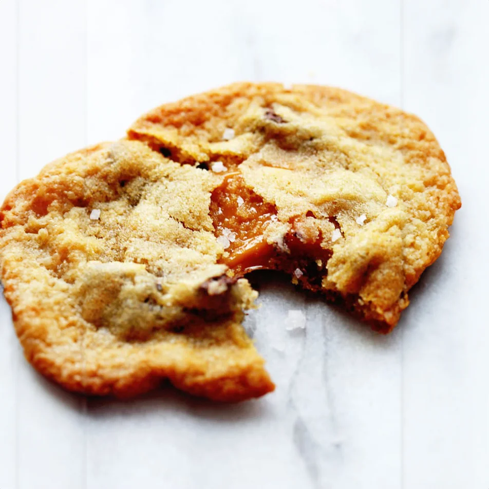 Salted Caramel Chocolate Chip Cookies