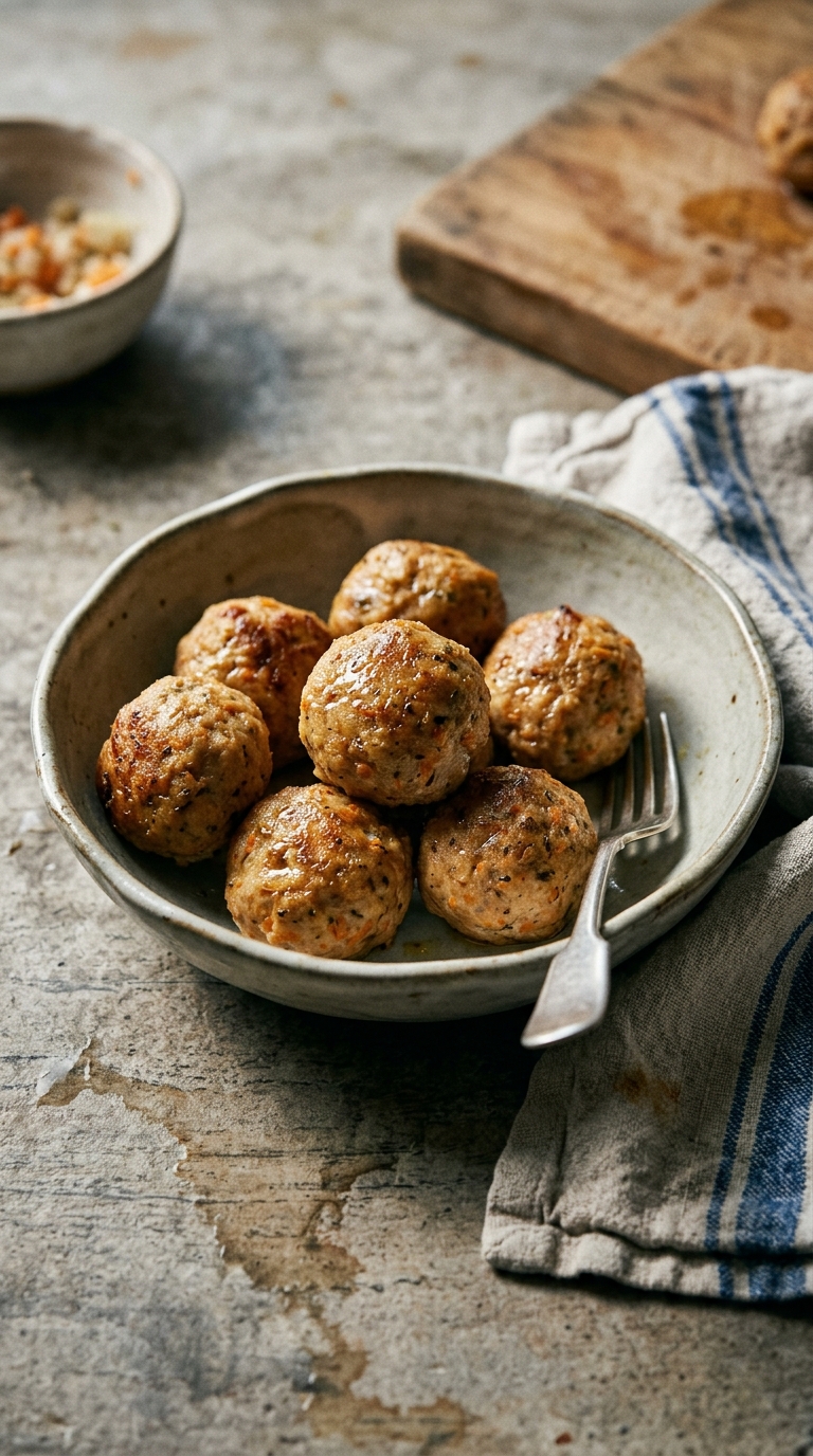 Breaded Turkey Meatballs
