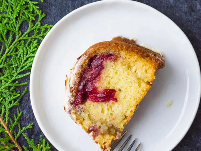 White Chocolate-Cranberry Coffee Cake