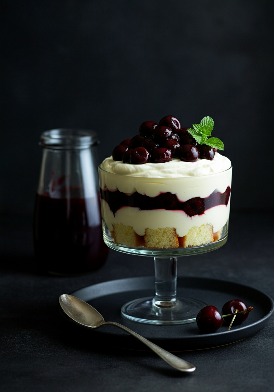 Creamy Cherry and Mascarpone Trifle: A Thanksgiving Make-Ahead