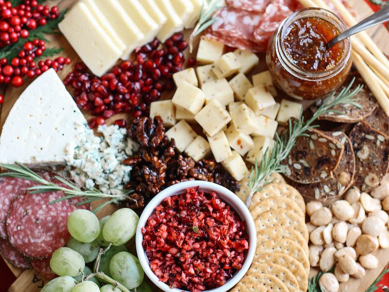 Cheese Board Condiment – Sweet and Spicy Cranberry Salsa