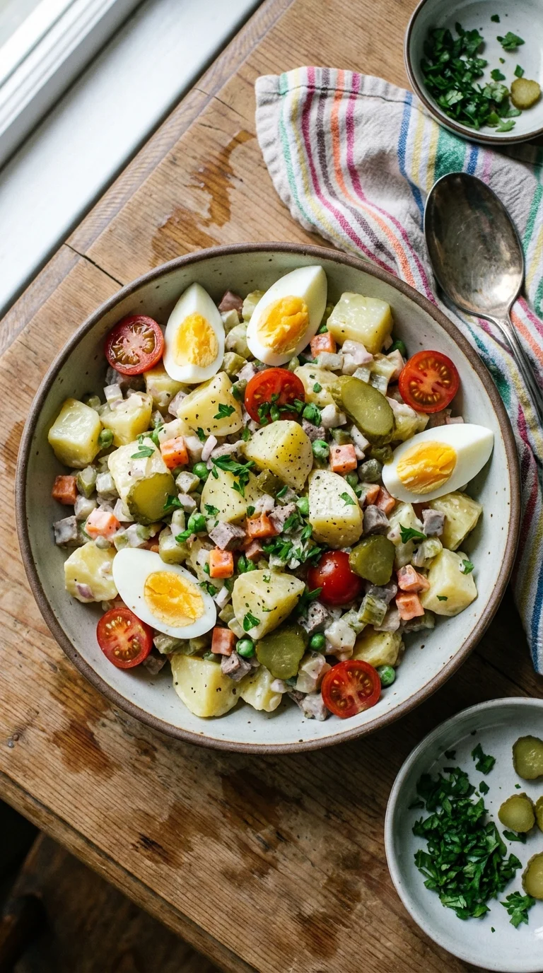 Huzarensalade: Dutch Potato Salad