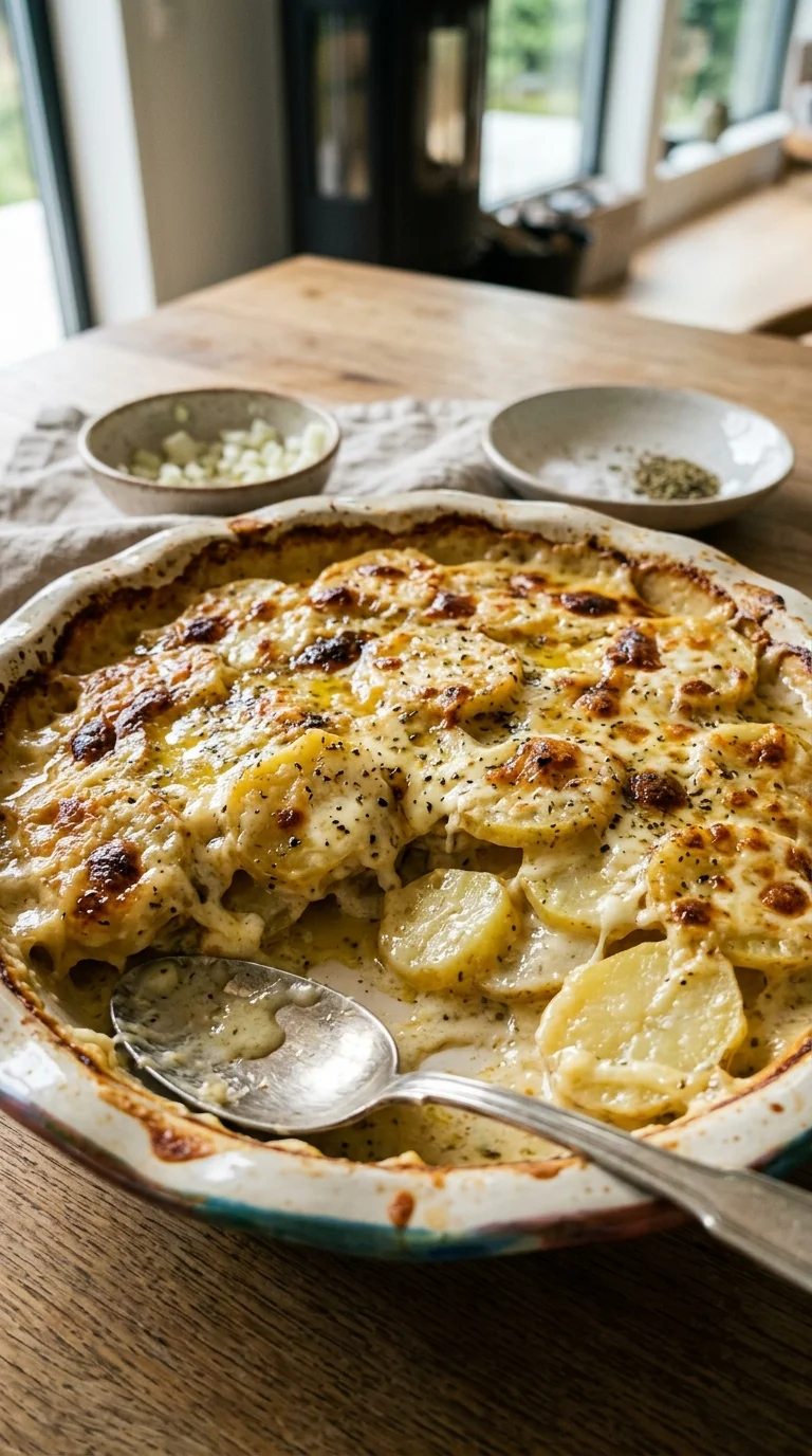 Italian Béchamel Potato Gratin