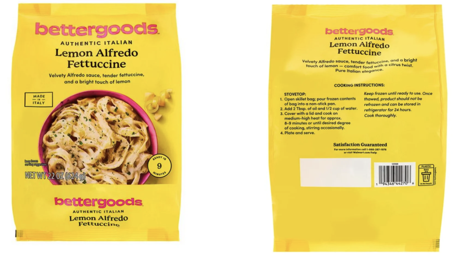 Pasta sold at Walmart stores nationwide recalled because of Listeria