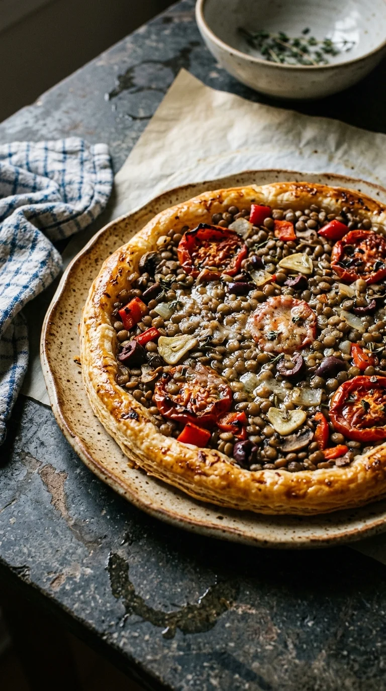 Aromatic Lentil Tart: A Vegetarian Side for Thanksgiving