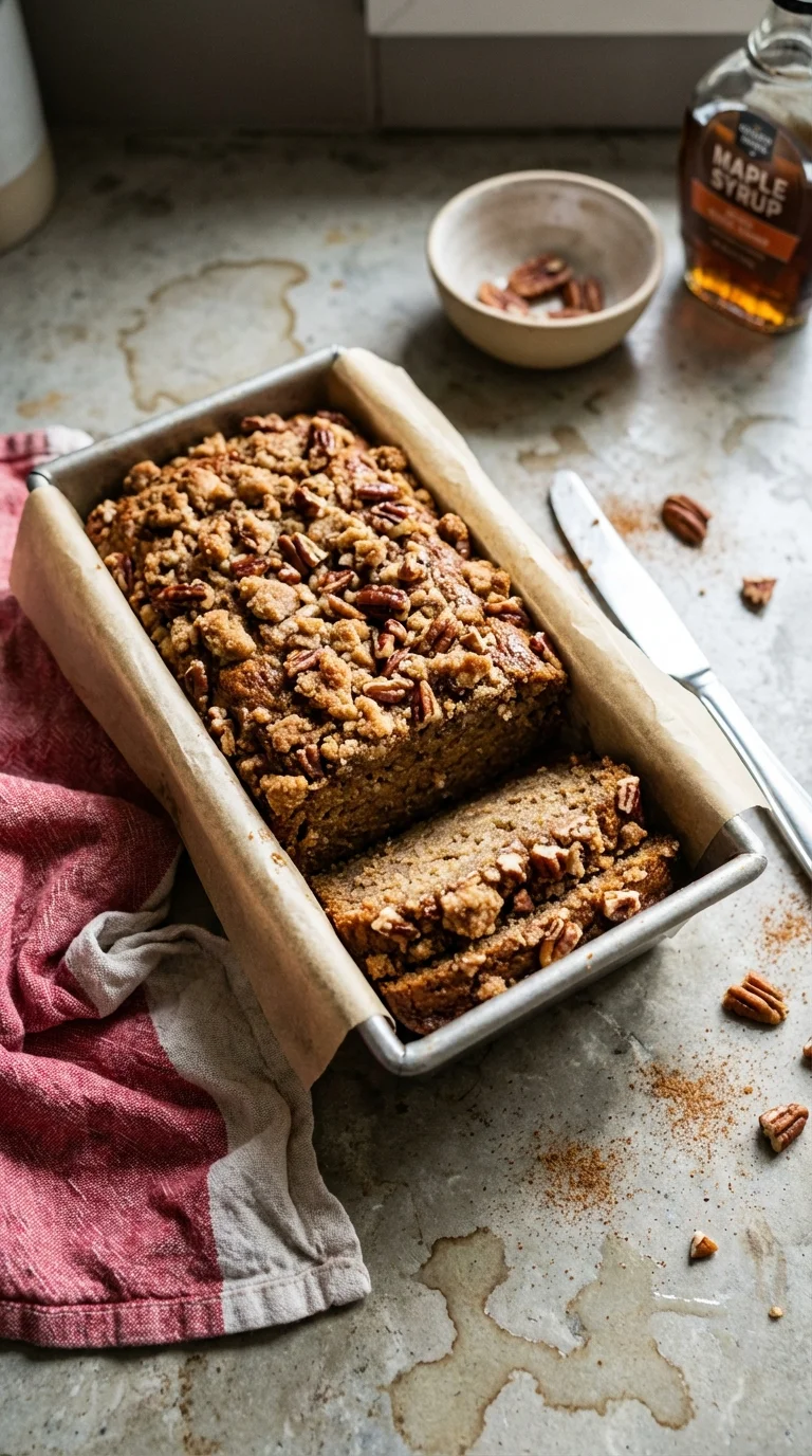 Pecan Streusel-Topped Banana Bread: A Thanksgiving Dessert Crossover